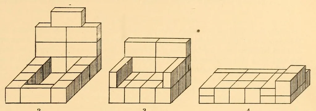 An illustration from Practical suggestions for kindergartners, primary teachers and mothers. A program, with suitable talks, stories and illustrations, 1895, leaf 61