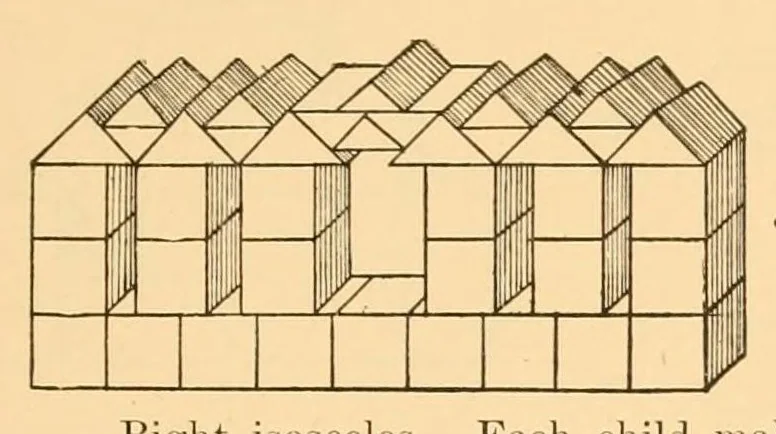 An illustration from Practical suggestions for kindergartners, primary teachers and mothers. A program, with suitable talks, stories and illustrations, 1895, leaf 73