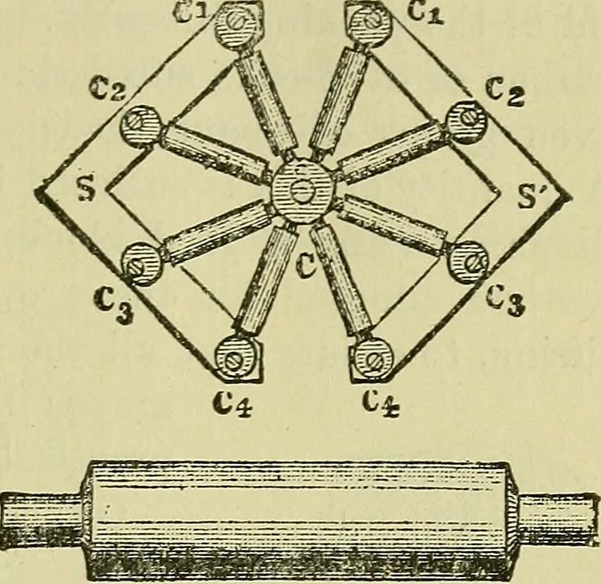 An illustration from The practical telephone handbook and guide to the telephonic exchange, 1906, leaf 100