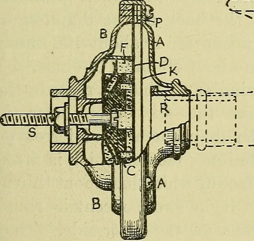 An illustration from The practical telephone handbook and guide to the telephonic exchange, 1906, leaf 104