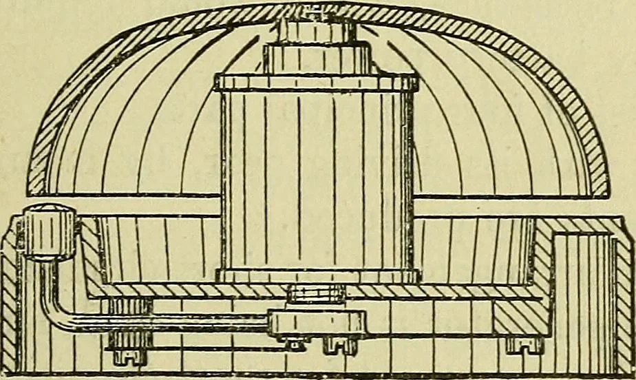 An illustration from The practical telephone handbook and guide to the telephonic exchange, 1906, leaf 112
