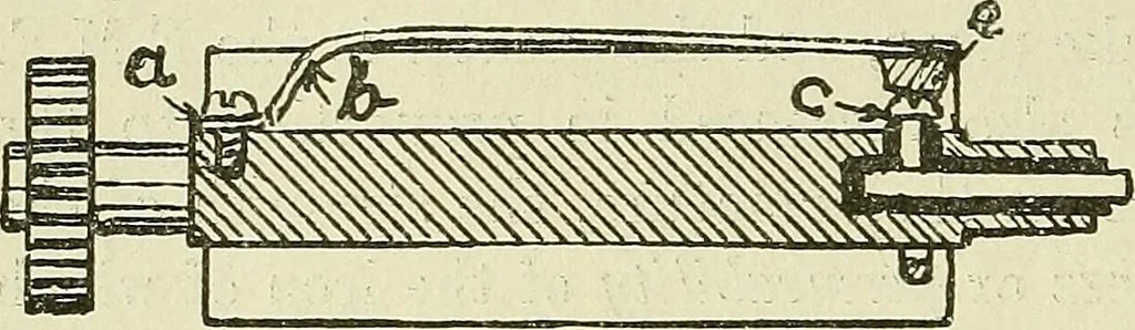 An illustration from The practical telephone handbook and guide to the telephonic exchange, 1906, leaf 117