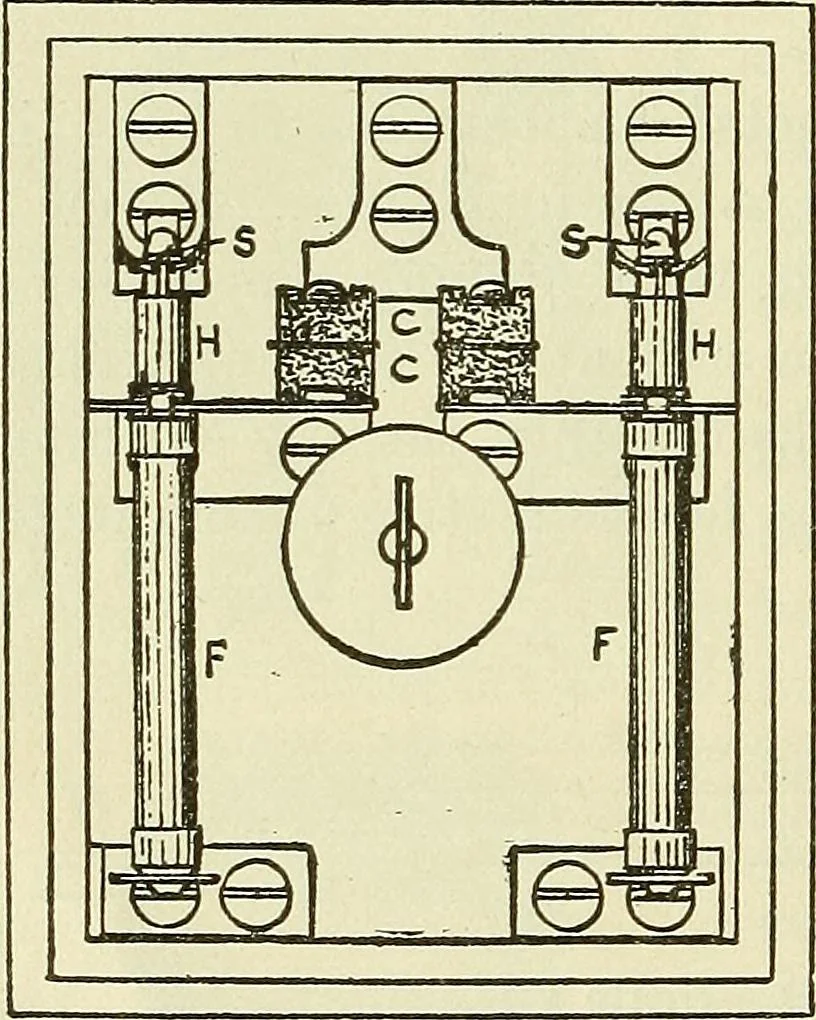 An illustration from The practical telephone handbook and guide to the telephonic exchange, 1906, leaf 131