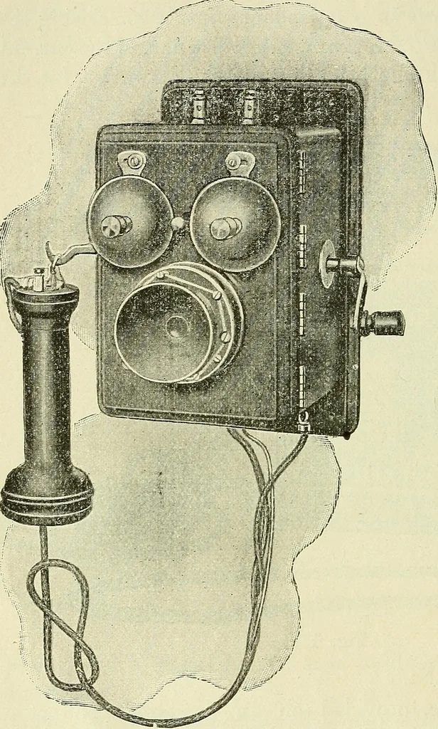 An illustration from The practical telephone handbook and guide to the telephonic exchange, 1906, leaf 139