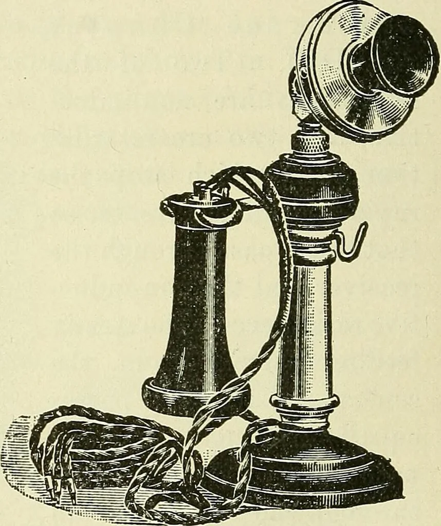 An illustration from The practical telephone handbook and guide to the telephonic exchange, 1906, leaf 147