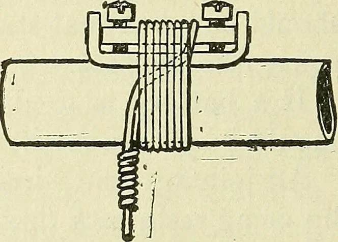 An illustration from The practical telephone handbook and guide to the telephonic exchange, 1906, leaf 151