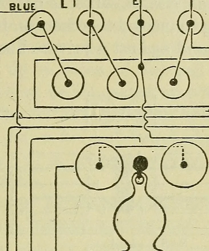 An illustration from The practical telephone handbook and guide to the telephonic exchange, 1906, leaf 156