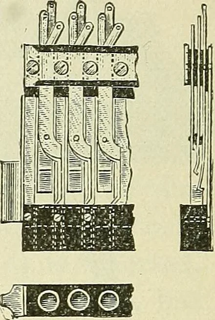 An illustration from The practical telephone handbook and guide to the telephonic exchange, 1906, leaf 179