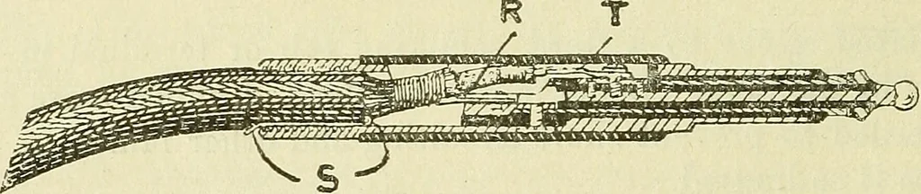 An illustration from The practical telephone handbook and guide to the telephonic exchange, 1906, leaf 181