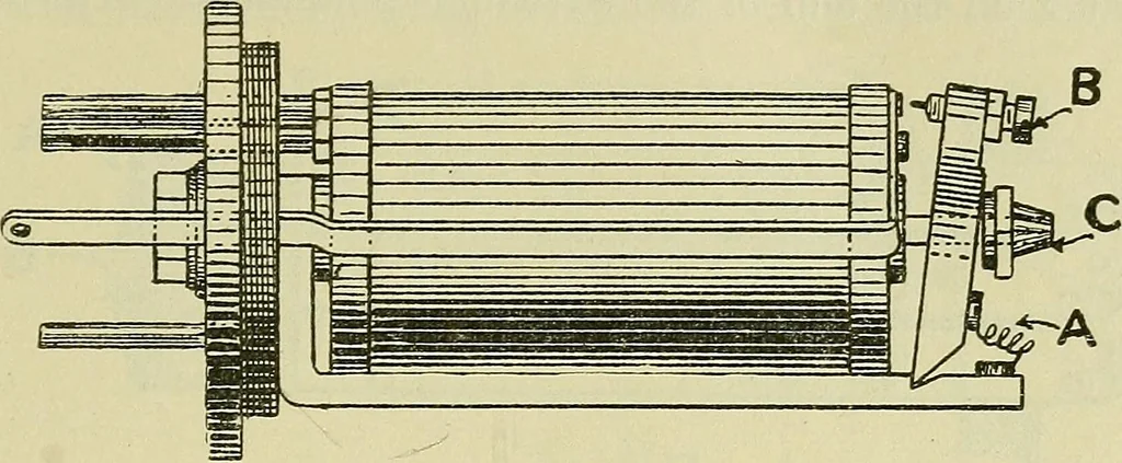 An illustration from The practical telephone handbook and guide to the telephonic exchange, 1906, leaf 188