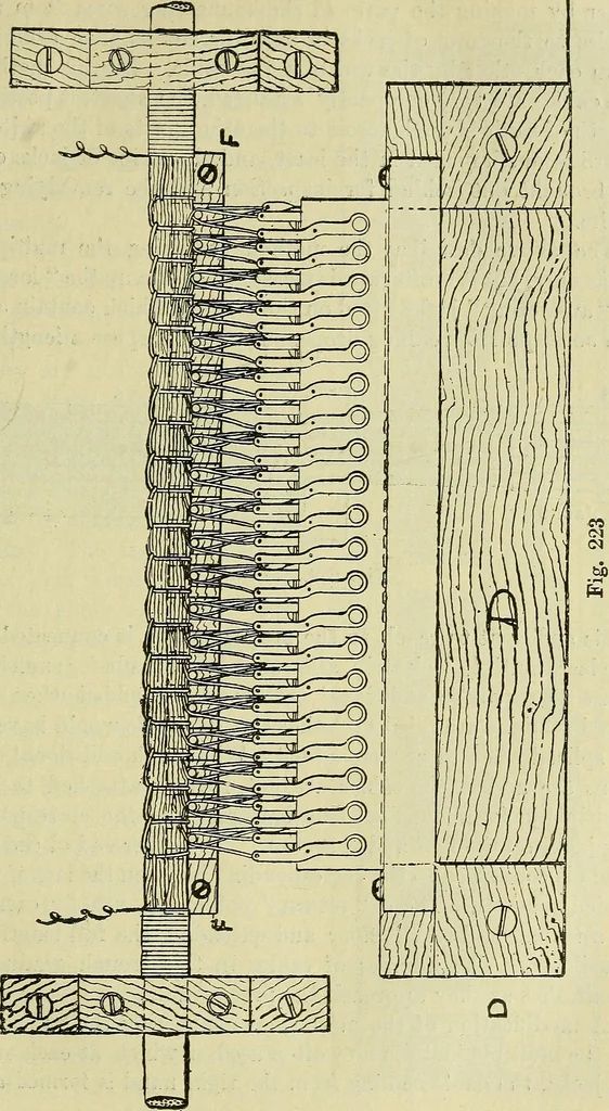 An illustration from The practical telephone handbook and guide to the telephonic exchange, 1906, leaf 224