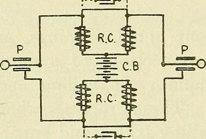 An illustration from The practical telephone handbook and guide to the telephonic exchange, 1906, leaf 237