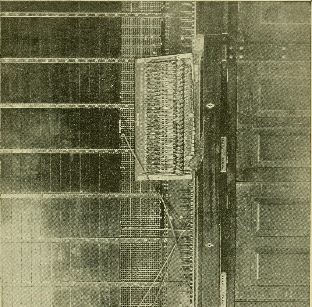 An illustration from The practical telephone handbook and guide to the telephonic exchange, 1906, leaf 282