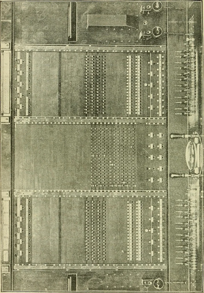 An illustration from The practical telephone handbook and guide to the telephonic exchange, 1906, leaf 287