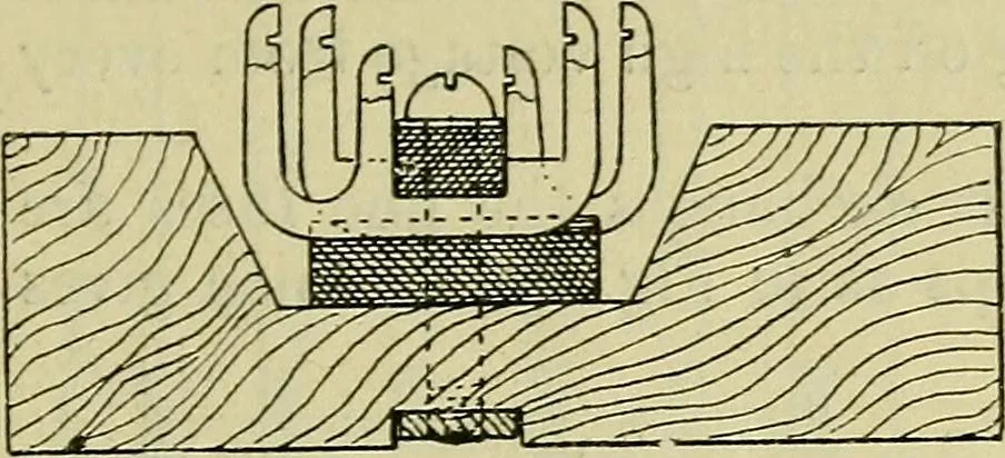 An illustration from The practical telephone handbook and guide to the telephonic exchange, 1906, leaf 312