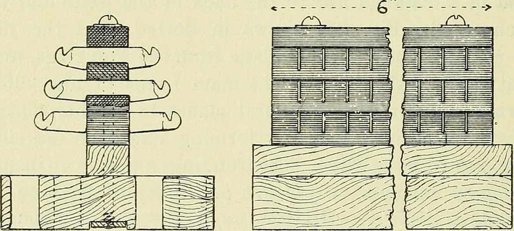 An illustration from The practical telephone handbook and guide to the telephonic exchange, 1906, leaf 317
