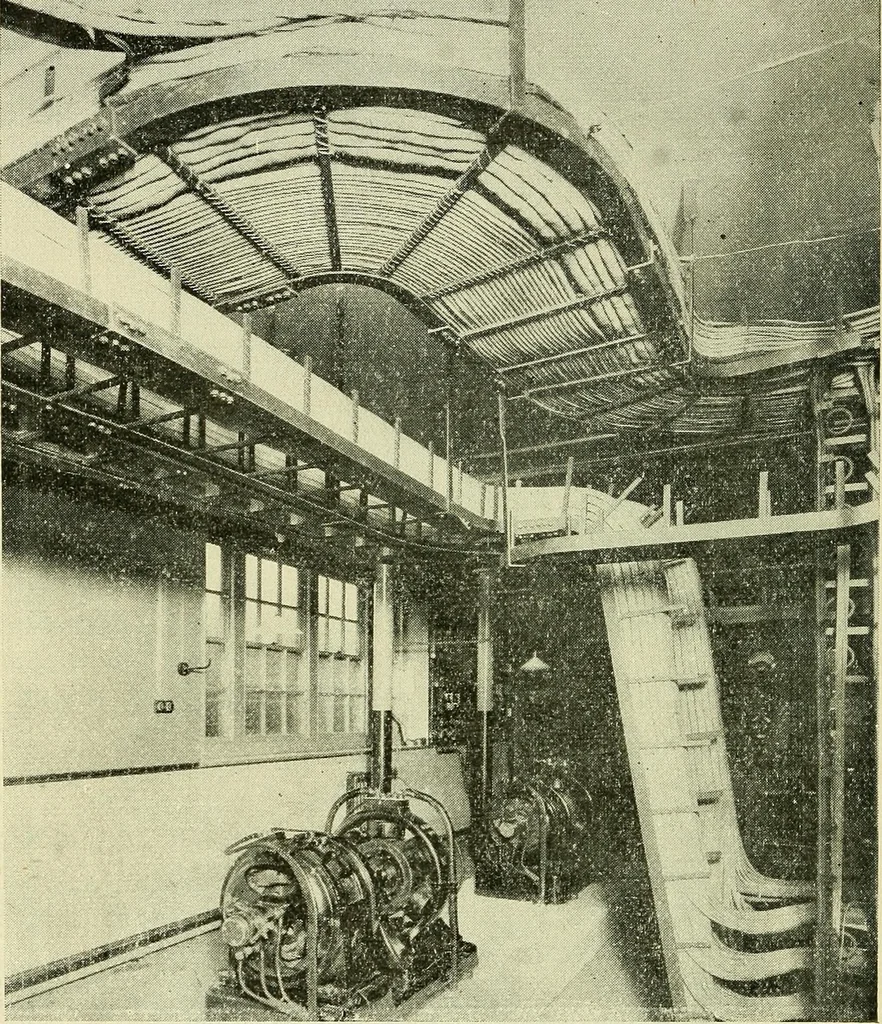 An illustration from The practical telephone handbook and guide to the telephonic exchange, 1906, leaf 339