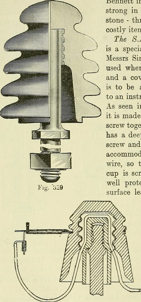 An illustration from The practical telephone handbook and guide to the telephonic exchange, 1906, leaf 365