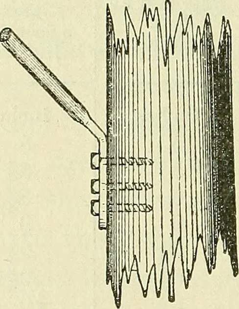An illustration from The practical telephone handbook and guide to the telephonic exchange, 1906, leaf 369