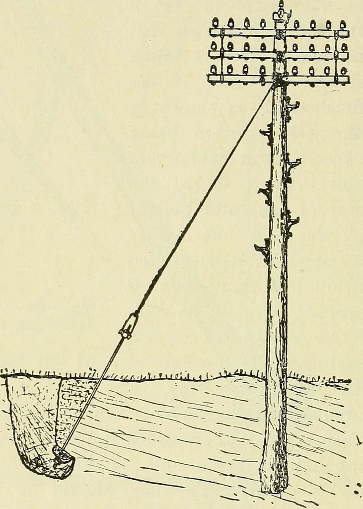 An illustration from The practical telephone handbook and guide to the telephonic exchange, 1906, leaf 375