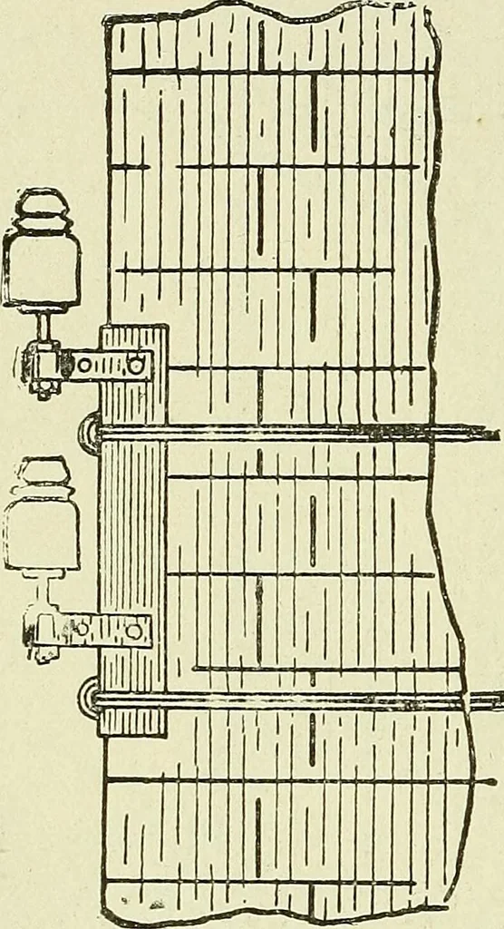 An illustration from The practical telephone handbook and guide to the telephonic exchange, 1906, leaf 381