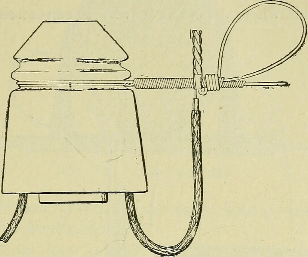 An illustration from The practical telephone handbook and guide to the telephonic exchange, 1906, leaf 386