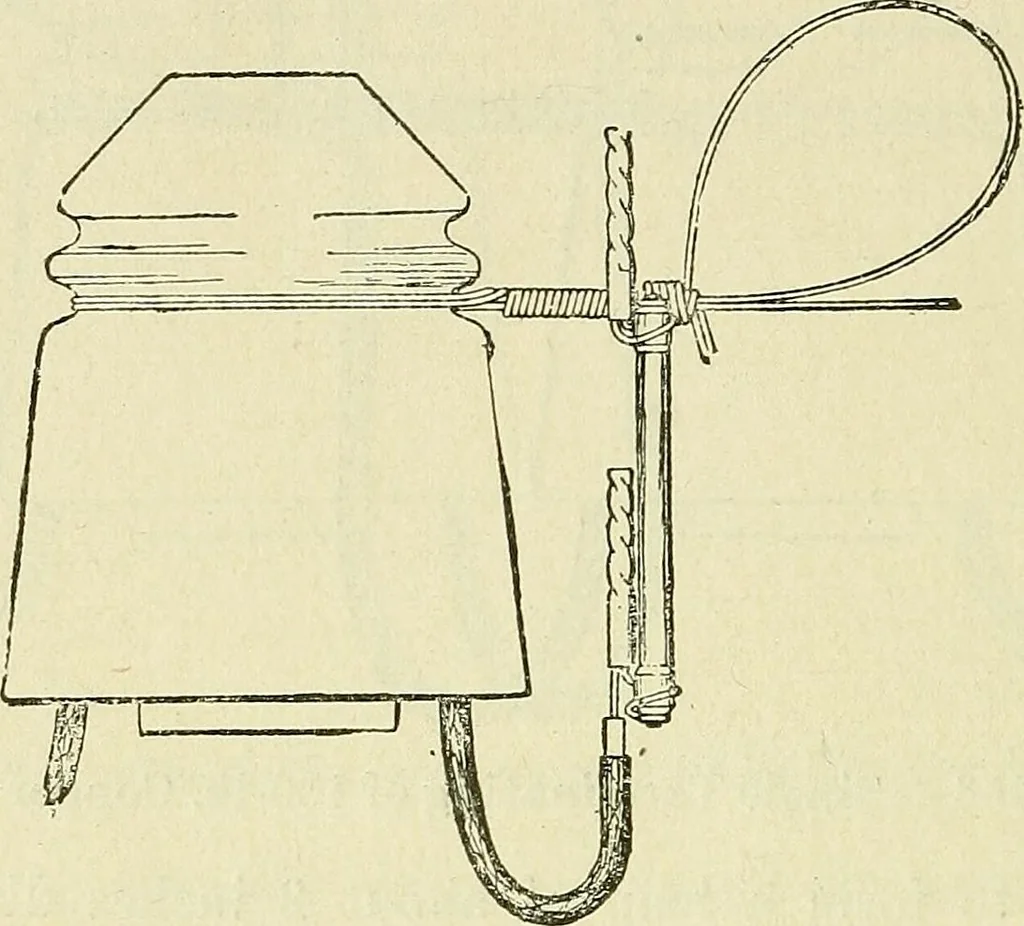 An illustration from The practical telephone handbook and guide to the telephonic exchange, 1906, leaf 387