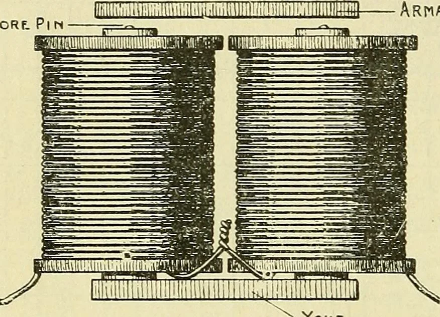 An illustration from The practical telephone handbook and guide to the telephonic exchange, 1906, leaf 39