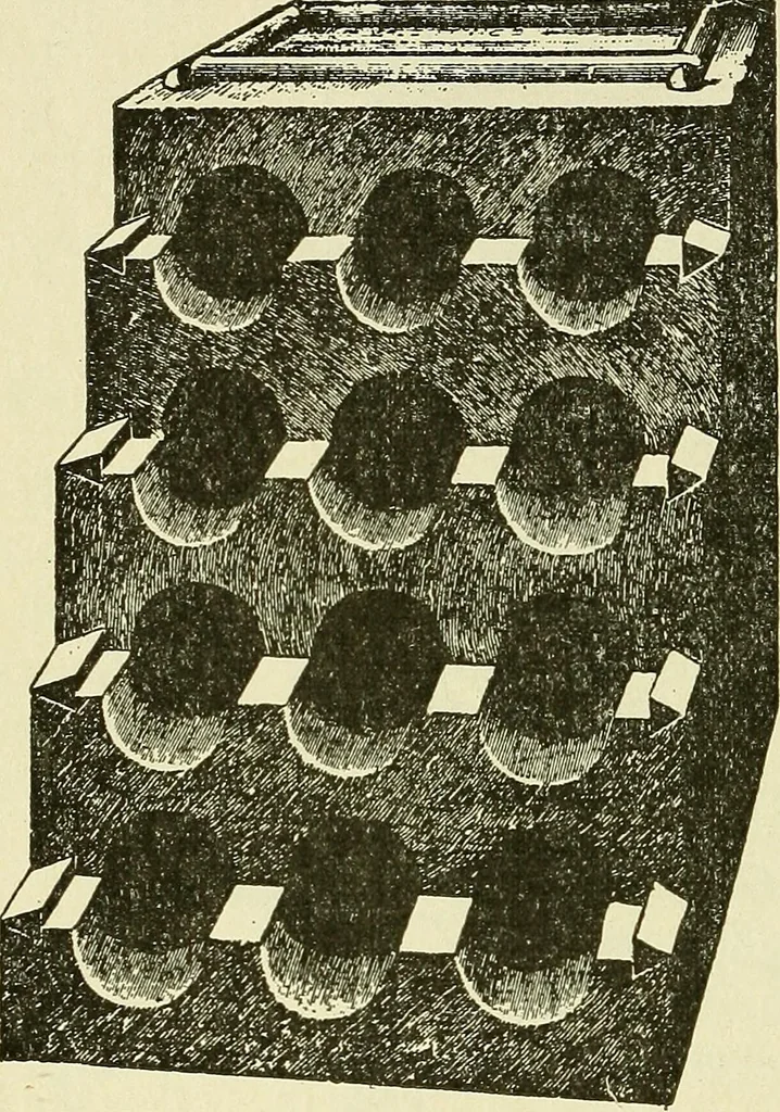 An illustration from The practical telephone handbook and guide to the telephonic exchange, 1906, leaf 415