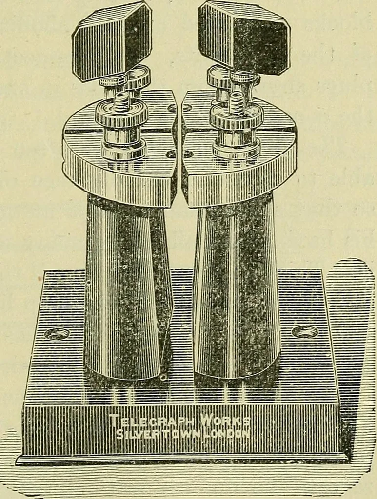 An illustration from The practical telephone handbook and guide to the telephonic exchange, 1906, leaf 474
