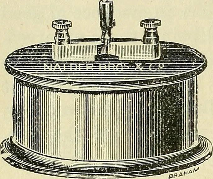 An illustration from The practical telephone handbook and guide to the telephonic exchange, 1906, leaf 487