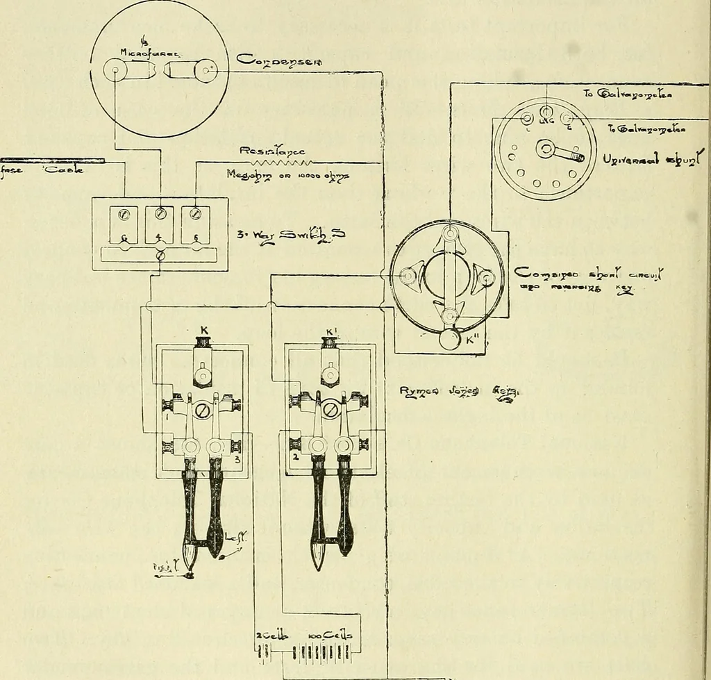 An illustration from The practical telephone handbook and guide to the telephonic exchange, 1906, leaf 491