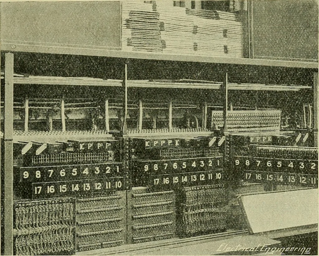 An illustration from The practical telephone handbook and guide to the telephonic exchange, 1906, leaf 508