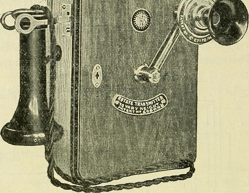 An illustration from The practical telephone handbook and guide to the telephonic exchange, 1906, leaf 513