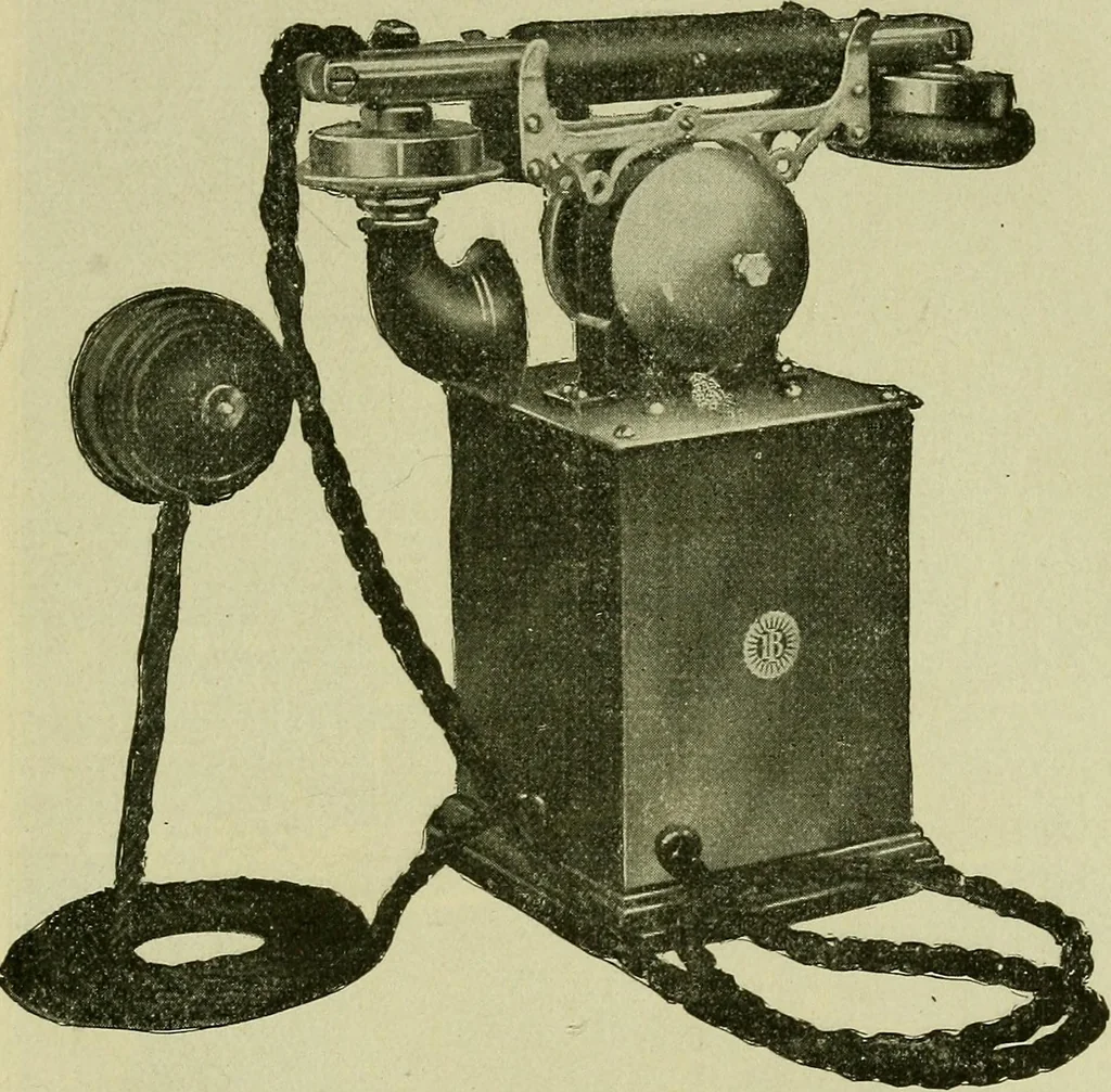 An illustration from The practical telephone handbook and guide to the telephonic exchange, 1906, leaf 514