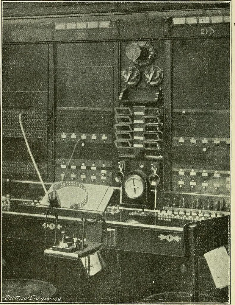 An illustration from The practical telephone handbook and guide to the telephonic exchange, 1906, leaf 515