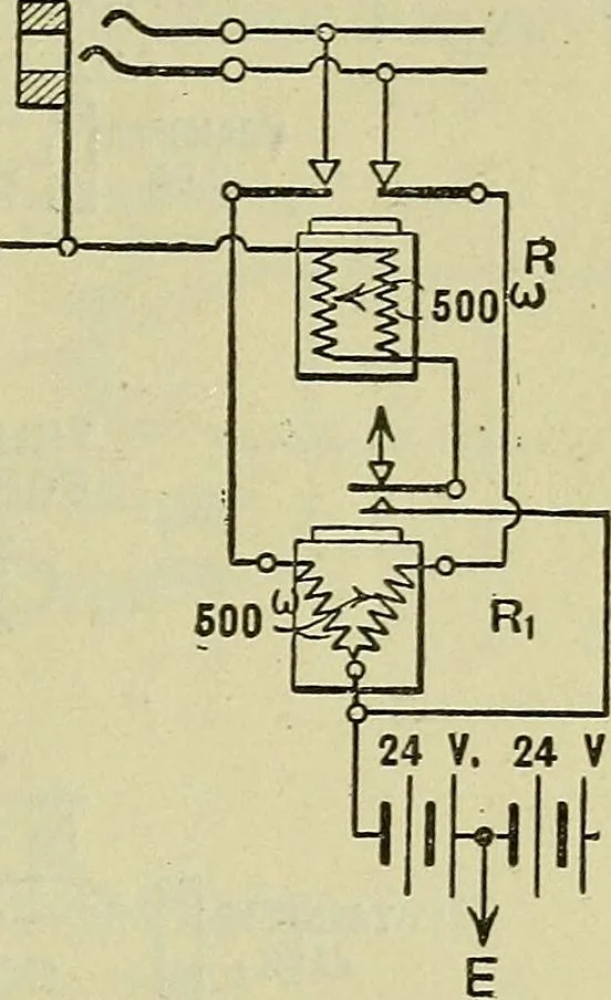 An illustration from The practical telephone handbook and guide to the telephonic exchange, 1906, leaf 516