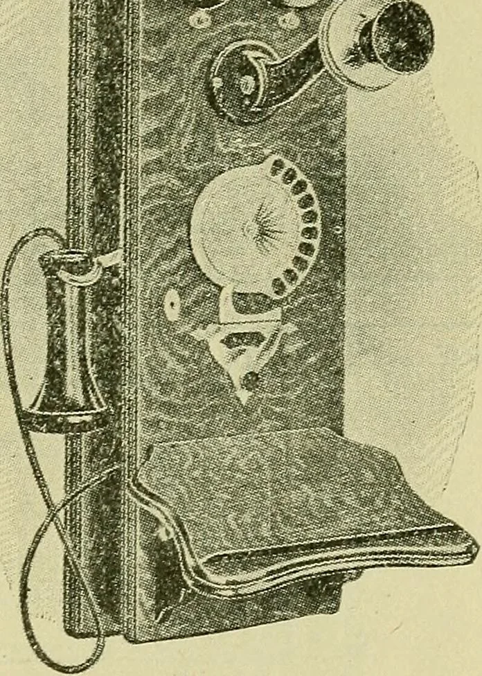 An illustration from The practical telephone handbook and guide to the telephonic exchange, 1906, leaf 538