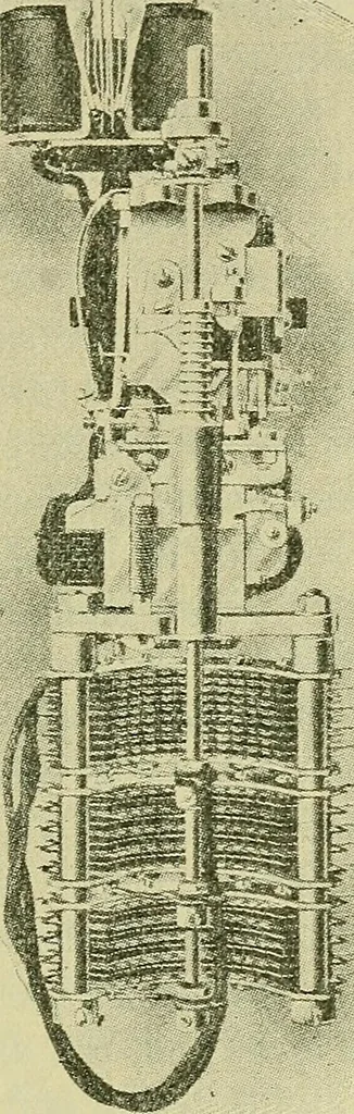 An illustration from The practical telephone handbook and guide to the telephonic exchange, 1906, leaf 540