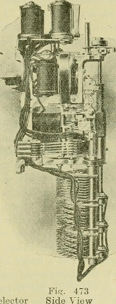 An illustration from The practical telephone handbook and guide to the telephonic exchange, 1906, leaf 540
