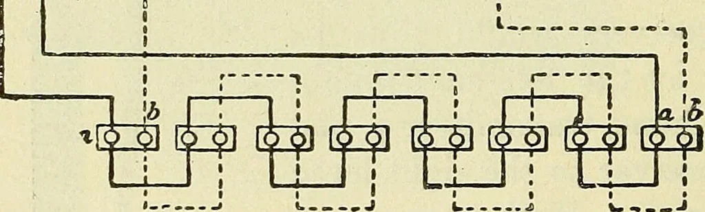 An illustration from The practical telephone handbook and guide to the telephonic exchange, 1906, leaf 581