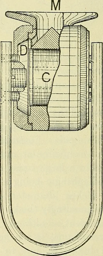 An illustration from The practical telephone handbook and guide to the telephonic exchange, 1906, leaf 91