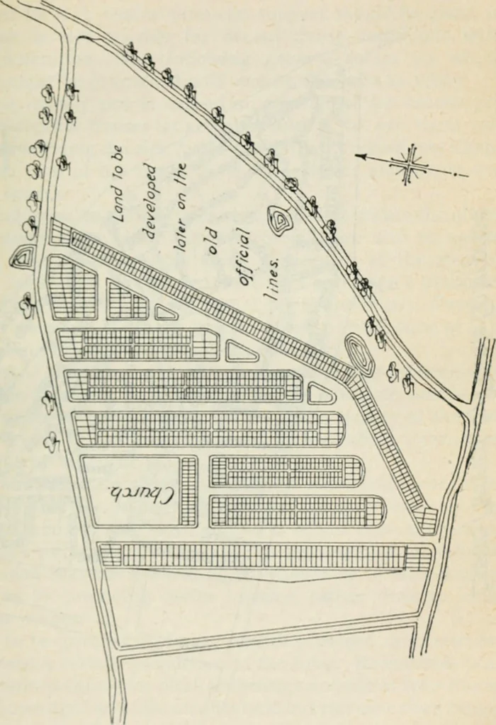 An illustration from Practical town planning, 1914, leaf 214