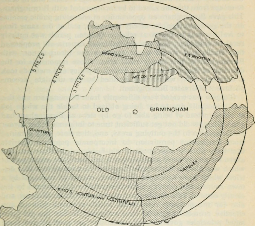 An illustration from Practical town planning, 1914, leaf 250