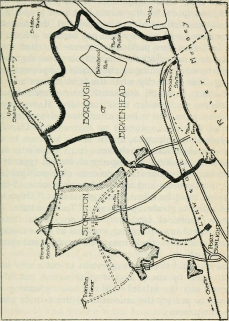 An illustration from Practical town planning, 1914, leaf 300