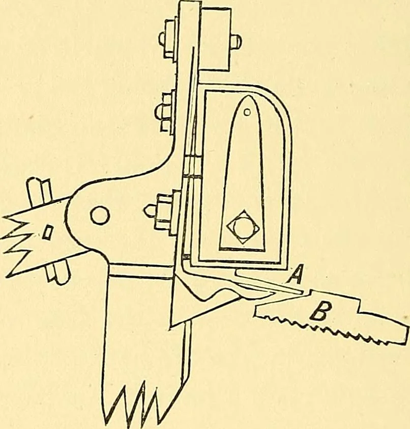 An illustration from A practical treatise on weaving and designing of textile fabrics : with chapters on the principles of construction of the loom, calculations and colour, 1879, leaf 119