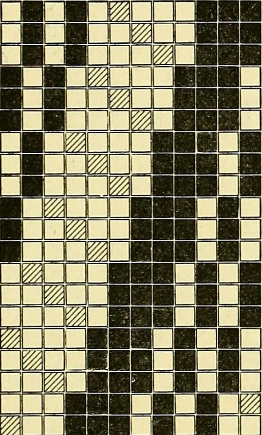 An illustration from A practical treatise on weaving and designing of textile fabrics : with chapters on the principles of construction of the loom, calculations and colour, 1879, leaf 182