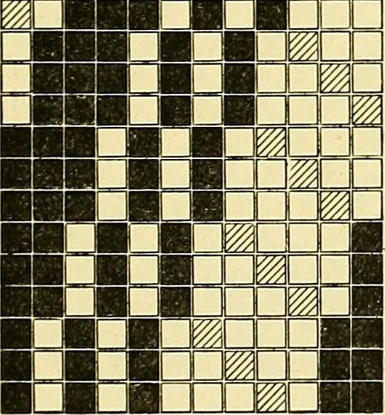 An illustration from A practical treatise on weaving and designing of textile fabrics : with chapters on the principles of construction of the loom, calculations and colour, 1879, leaf 182