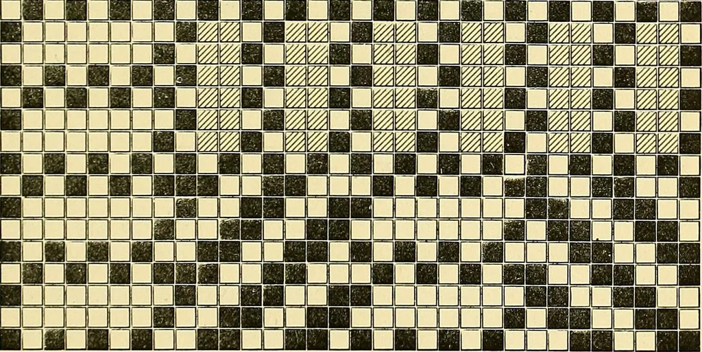 An illustration from A practical treatise on weaving and designing of textile fabrics : with chapters on the principles of construction of the loom, calculations and colour, 1879, leaf 186