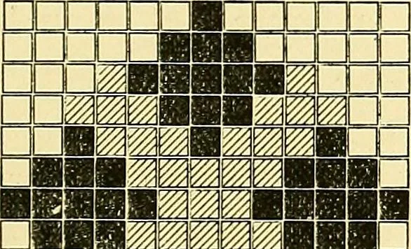 An illustration from A practical treatise on weaving and designing of textile fabrics : with chapters on the principles of construction of the loom, calculations and colour, 1879, leaf 188